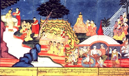 Le Bouddha se baigne, c.1800-20