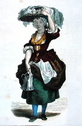 Vendeuse de crème en 1774