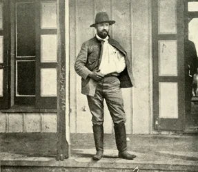 Creelman, juste après être descendu de cheval..., Guerre hispano-américaine, 4 juillet 1898, 1899