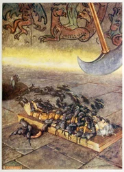 Ils se sont amassés sur moi en tas toujours plus nombreux, de Selected Tales of Mystery, pub. 1909