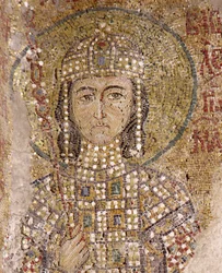 Alexis Comnène à Sainte-Sophie, mosaïque