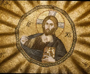 Christ Pantocrator (ou Christ en gloire), mosaïque