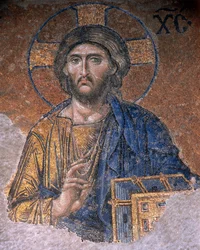 Deesis Christ dans Sainte-Sophie (mosaïque)