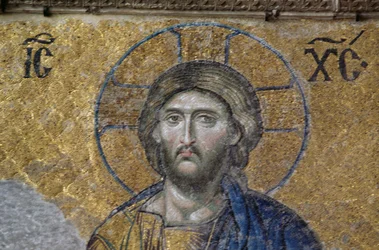 Deesis Christ dans Sainte-Sophie (mosaïque)