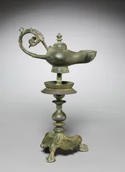 Lampe et support, 400s
