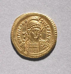 Solidus de Théodose II et Valentinien III