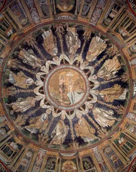 Les apôtres (mosaïque de plafond, 400-450)