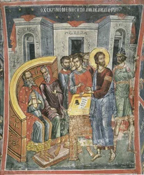 Le Christ devant Anne et Caïphe, 16e siècle