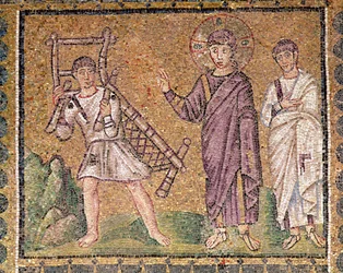 La guérison du paralytique de Capharnaüm, scènes de la vie du Christ