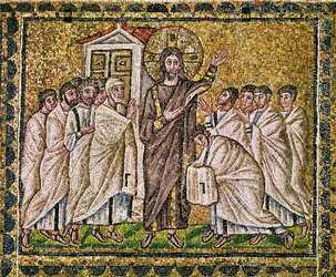 Le miracle de la Pentecôte, VIe siècle (mosaïque)