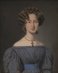 Cecilie Lønborg, mariée en 1830 avec l