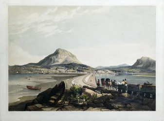 Port Madoc depuis la digue