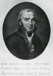 Portrait de Giovanni Battista Venturi (1746-1822), physicien, diplomate, historien des sciences et découvreur de l