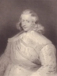Portrait du cardinal et général espagnol Ferdinand de Habsbourg (1609-1641), gravure