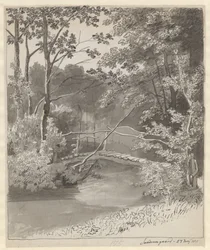 Pont dans le jardin de Sanderumgaard