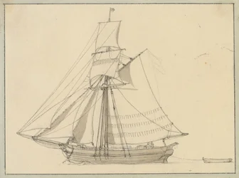 Un sloop sous voile