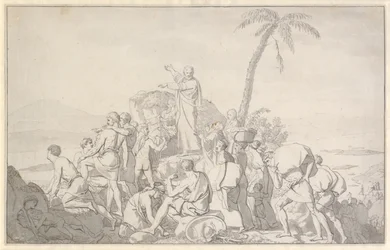 Moïse divise les eaux et l