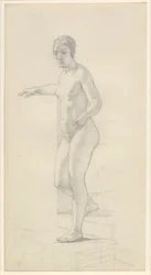 Modèle féminin debout