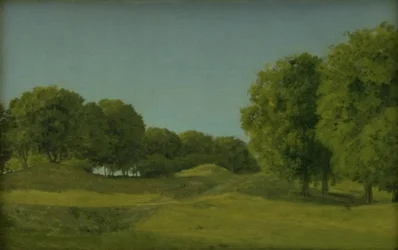 Étude du parc aux cerfs près de Copenhague