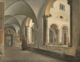 Les cloîtres du monastère franciscain Santa Maria in Aracoeli à Rome