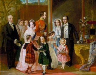 Thomas Younghusband et sa famille rencontrent la reine Victoria et sa famille au Crystal Palace, vers 1854