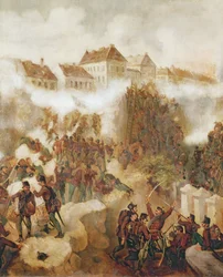 La reprise de la forteresse de Buda par les insurgés hongrois le 21 mai 1849