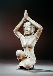 Femme agenouillée, seconde moitié du XIe siècle