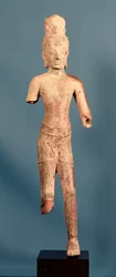 Bouddha Maitreya, figure pré-Khmer, début du VIIIe siècle