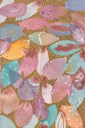 Formes botaniques aux couleurs pastel
