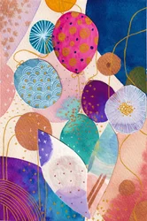 Des ballons festifs aux couleurs vives
