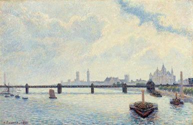 Pont de Charing Cross, Londres, 1890