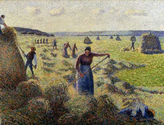 La récolte des foins, Eragny, c.1887