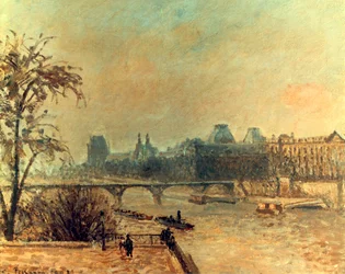 La Seine et le Louvre, Paris, 1903