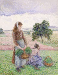Paysanne portant un panier, 1888