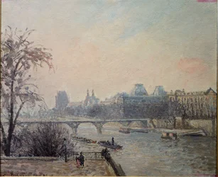 La Seine et le Louvre