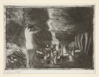 Baigneuse aux oies