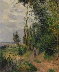 Côte des Grouettes, près de Pontoise, probablement 1878