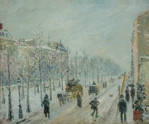 French: Les boulevards extérieurs. Effet de neige
Danish: De ydre boulevarder i snevejr