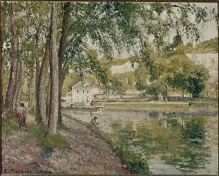 Moret, le canal du Loing : le chemin vers Saint Mammes
