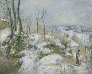 Garenne de Pontoise, neige, 1879