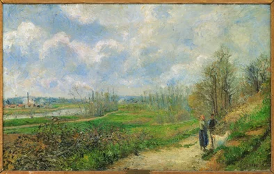 Serre du chou, pres de Pontoise (oil on canvas)