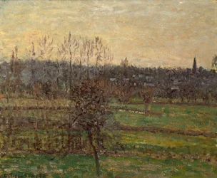Vue de Bazincourt, hiver