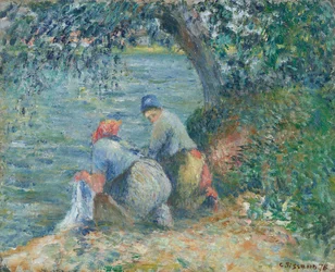 Lavandières au bord de l