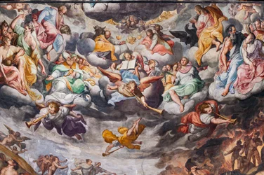 Anges jouant de la musique (détail)