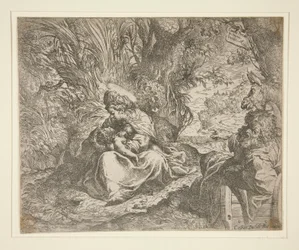 Repos pendant la fuite en Égypte