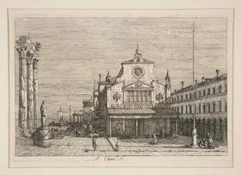 Vue imaginaire de S. Giacomo di Rialto (Vedute)