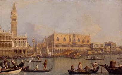 Italien : Veduta del Palazzo Ducale di Venezia Vue du Palais Ducal à Venise