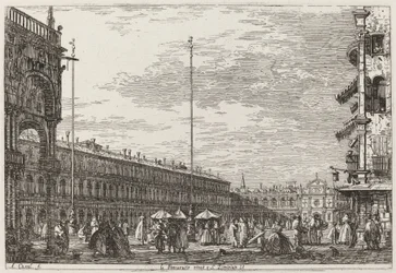 Le Procuratie niove et S. Ziminian V. [en haut à droite]