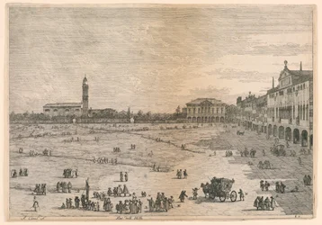 Prato della Valle, Padoue, de Vedute altre prese da i luoghi altre ideate