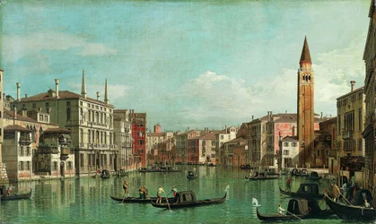 Le Grand Canal, Venise, regardant vers le sud-est, avec le Campo della Carità à droite, 1730s